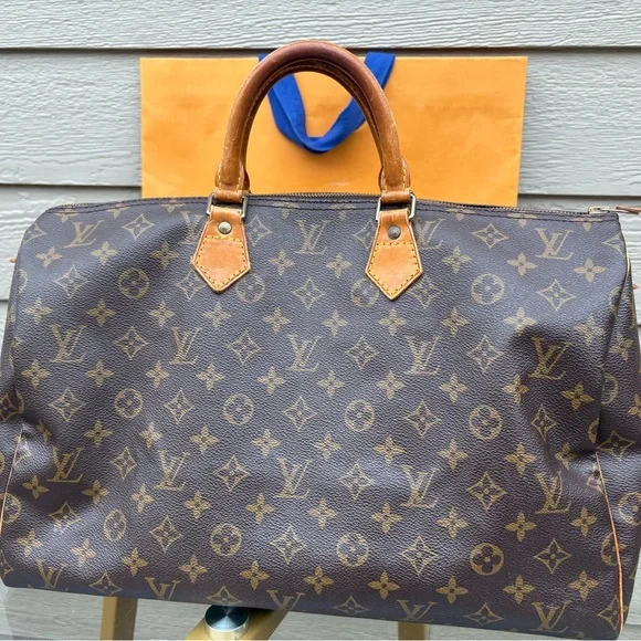 🤎🧡 Louis Vuitton Monogram Speedy 40 - Picture 4 of 15